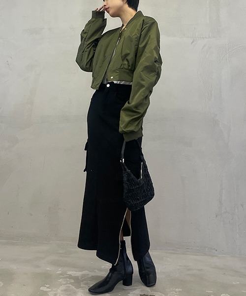 主役級アウター。ショート丈MA-1 ミリタリージャケット（MA-1）｜SEN