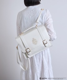 FLAPPER（フラッパー）の「FLAPPER:HarryPotter ハリー・ポッター ホグワーツロゴサッチェル（バックパック/リュック）」