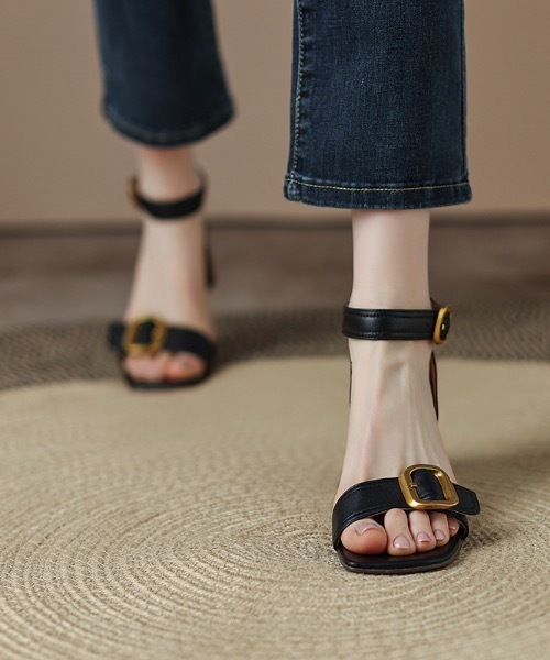 Burner（バーナー）の「【OKUOKU　0909】ストラップ　ベルト　サンダル　oku-shoes-674152598258-39.（サンダル・レディース・B/A・35/39/37/38/36）」の6枚目の写真