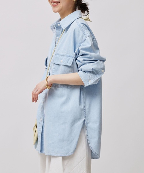 BABYLONE（バビロン）の「デニムオーバーシャツ（シャツ