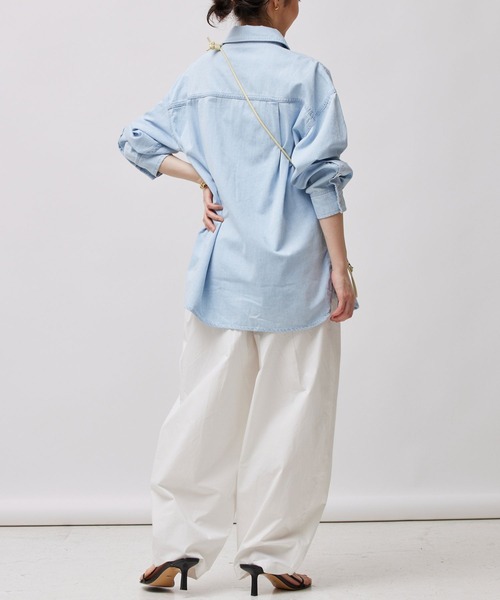 BABYLONE（バビロン）の「デニムオーバーシャツ（シャツ