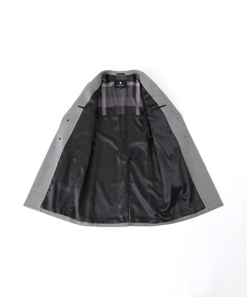 BLACK LABEL CRESTBRIDGE（ブラックレーベル・クレストブリッジ）の「メルトンチェスターコート（チェスターコート・メンズ・ライトグレー/ブラウン系その他3/ネイビー・M/L/XL）」の16枚目の写真