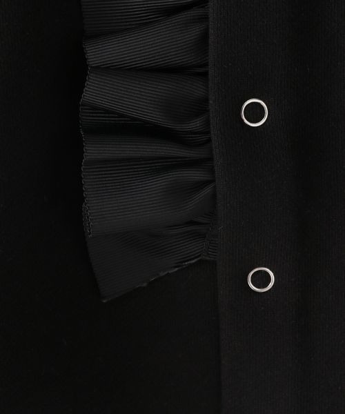 LOWRYS FARM（ローリーズファーム）の「２ＷＡＹカットカーデ　188775（カーディガン/ボレロ・キッズ・ブラック/オフホワイト・110cm/120cm/130cm/140cm/150cm）」の5枚目の写真