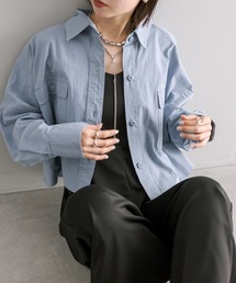 mystic | オーバーショートシャツ(シャツ/ブラウス)