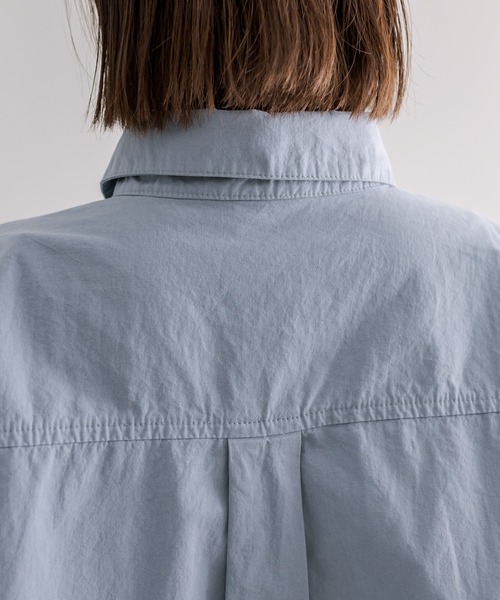 mystic（ミスティック）の「オーバーショートシャツ（シャツ/ブラウス・レディース・オフホワイト/ピンク/ブルー・FREE）」の22枚目の写真