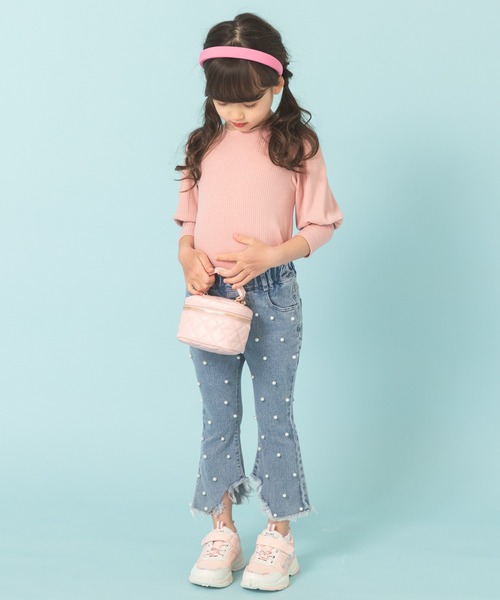 URBAN CHERRY（アーバンチェリー）の「グリッターモチーフデザインスニーカー（スニーカー・キッズ・ピンク/パープル/ホワイト・18.0cm/19.5cm/21.5cm/16.5cm/20.5cm/22.0cm/20.0cm/17.5cm/17.0cm/18.5cm/21.0cm/19.0cm）」の5枚目の写真