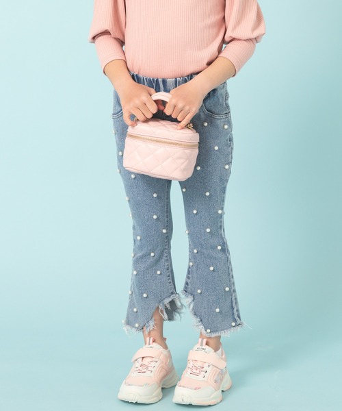 URBAN CHERRY（アーバンチェリー）の「グリッターモチーフデザインスニーカー（スニーカー・キッズ・ピンク/パープル/ホワイト・18.0cm/19.5cm/21.5cm/16.5cm/20.5cm/22.0cm/20.0cm/17.5cm/17.0cm/18.5cm/21.0cm/19.0cm）」の6枚目の写真