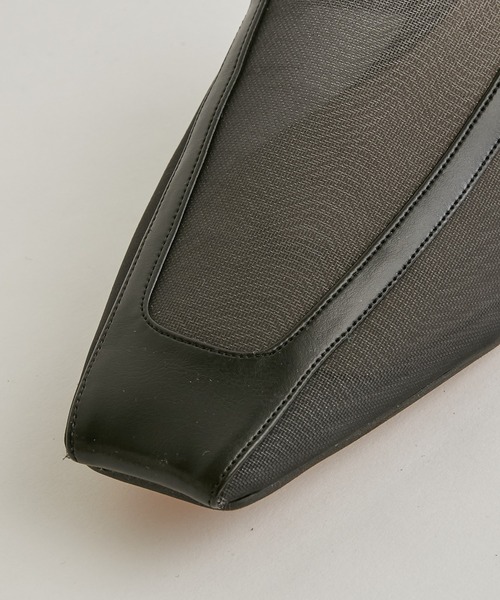 PAPILLONNER（パピヨネ）の「【OT】オーガンジースクエアスリッポン/PAPILLONNER/パピヨネ（サンダル・レディース・ブラック/アイボリー・38/36/37）」の12枚目の写真