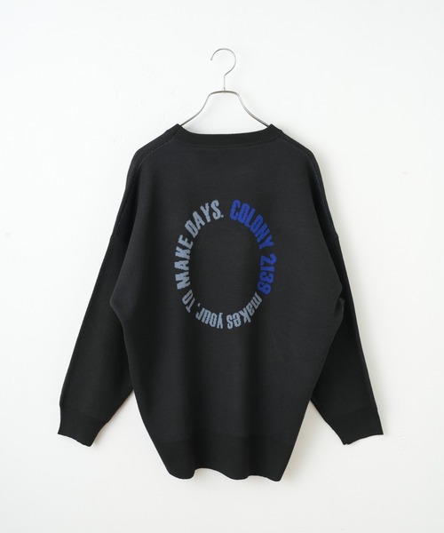 COLONY 2139(コロニートゥーワンスリーナイン)の「サークルロゴジャガードニット(ニット/セーター・メンズ・ブラック/グレー・MEDIUM/LARGE)」の10枚目の写真