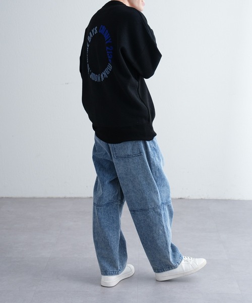 COLONY 2139(コロニートゥーワンスリーナイン)の「サークルロゴジャガードニット(ニット/セーター・メンズ・ブラック/グレー・MEDIUM/LARGE)」の4枚目の写真