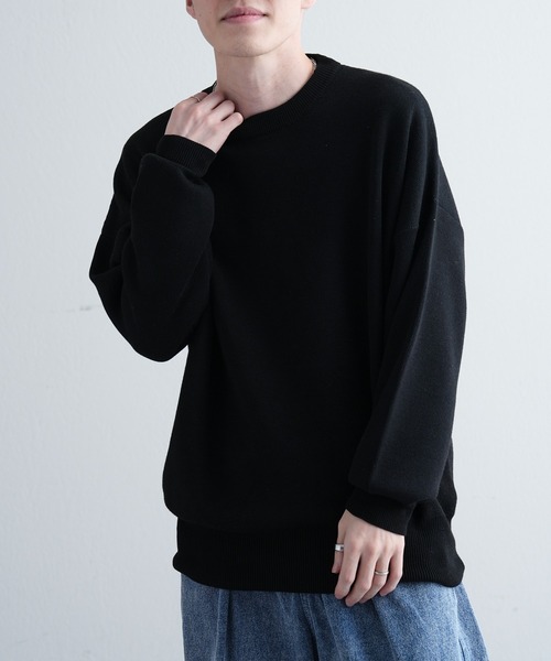 COLONY 2139(コロニートゥーワンスリーナイン)の「サークルロゴジャガードニット(ニット/セーター・メンズ・ブラック/グレー・MEDIUM/LARGE)」の3枚目の写真