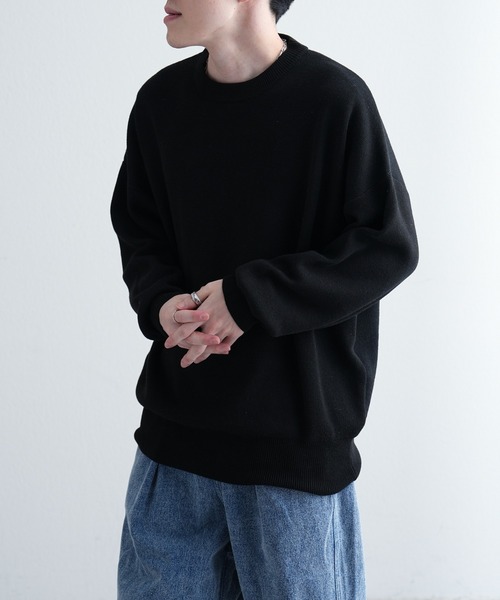 COLONY 2139(コロニートゥーワンスリーナイン)の「サークルロゴジャガードニット(ニット/セーター・メンズ・ブラック/グレー・MEDIUM/LARGE)」の6枚目の写真