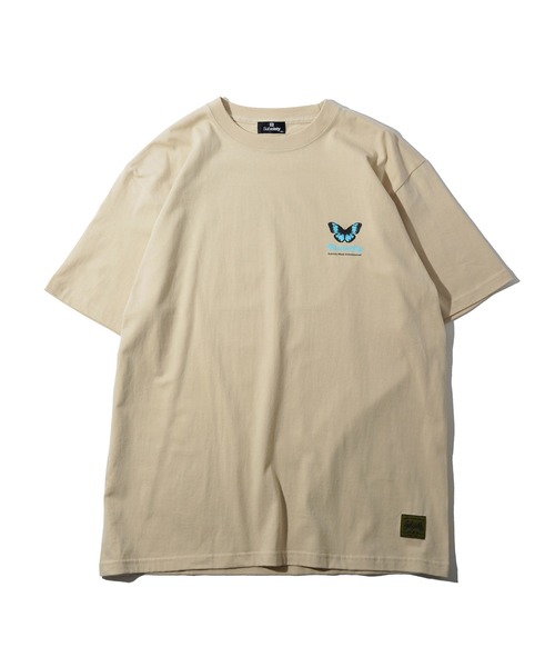 Subciety(サブサエティ)の「Butterfly TEE(Tシャツ/カットソー・メンズ・ブラック/ホワイト/ベージュ・MEDIUM/LARGE/X-LARGE/XX-LARGE/SMALL)」の7枚目の写真