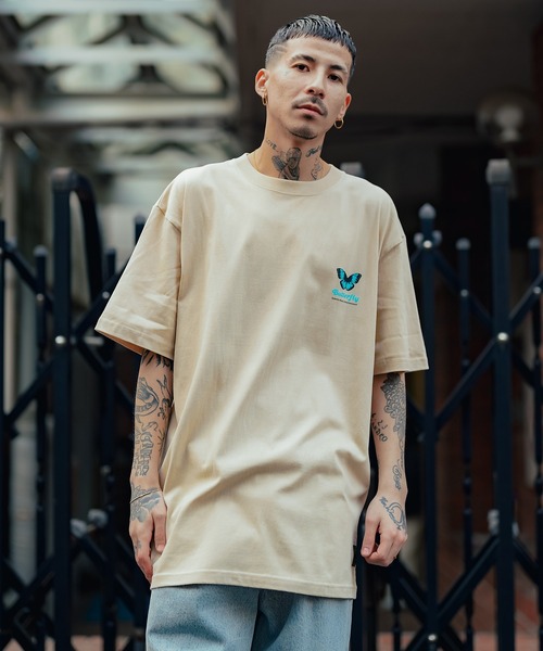 Subciety(サブサエティ)の「Butterfly TEE(Tシャツ/カットソー・メンズ・ブラック/ホワイト/ベージュ・MEDIUM/LARGE/X-LARGE/XX-LARGE/SMALL)」の16枚目の写真