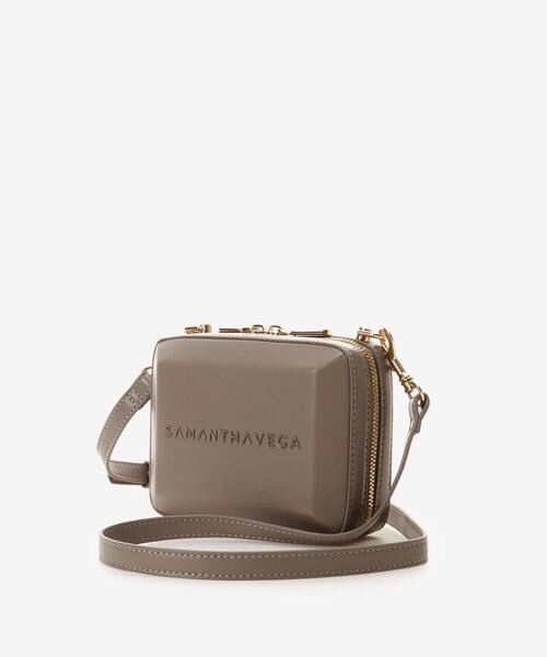 SAMANTHAVEGA(サマンサベガ)の「ナノスクエアストーンショルダーバッグ(ショルダーバッグ・レディース・グレイッシュベージュ/フューシャピンク/ライトブルー・FREE)」の10枚目の写真