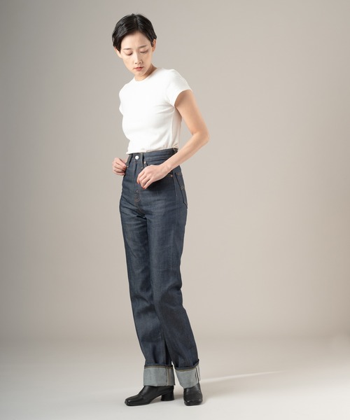 Levi's(リーバイス)の「リーバイス/Levi's LEVI'S(R) VINTAGE CLOTHING 1950'S 701 ジーンズ ORGANIC リジッド(デニムパンツ・レディース・ダークインディゴブルー・24inch/25inch/W30 L34/W29 L34/26inch/27inch/W28 L34/23inch)」の19枚目の写真