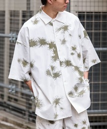 ARMY TWILL◆長袖ブラウス/M/コットン/BEG/無地/AM-21SS009 綿サテンガーゼ 袖タック長袖ブラウス（シャツ/ブラウス