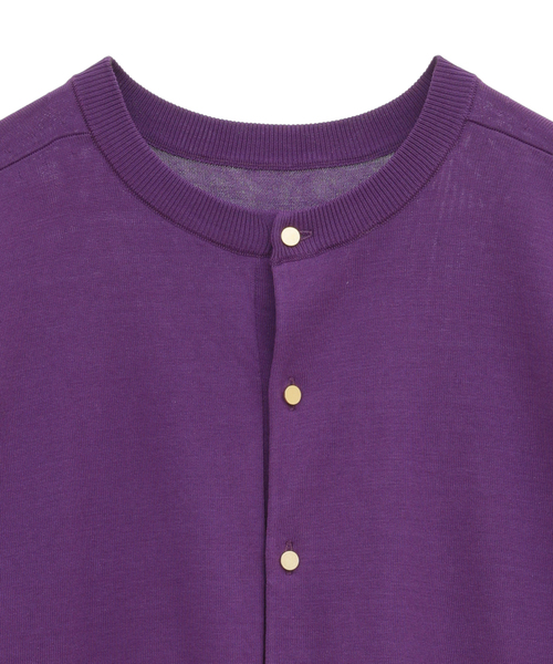 martinique（マルティニーク）の「martinique/イタリーブライトコットンフロンタブルプルオーバー（ニット/セーター・レディース・イエロー/ブルー/パープル・FREE）」の4枚目の写真