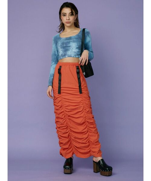 EVRIS（エヴリス）の「チャンキーヒールサボ（サンダル・レディース・ブラック/ホワイト・SMALL/MEDIUM/LARGE）」の11枚目の写真