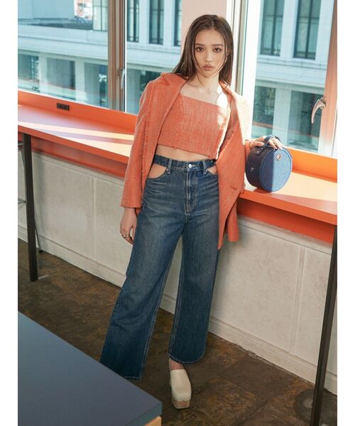 EVRIS（エヴリス）の「チャンキーヒールサボ（サンダル・レディース・ブラック/ホワイト・SMALL/MEDIUM/LARGE）」の16枚目の写真