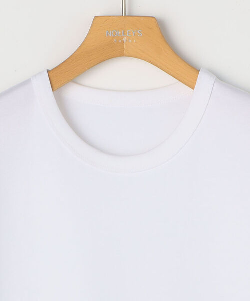 NOLLEY’S Sophi(ノーリーズソフィ)の「100/2スムースコンパクトTシャツ(Tシャツ/カットソー・レディース・ホワイト/チャコールグレー・36/38)」の22枚目の写真