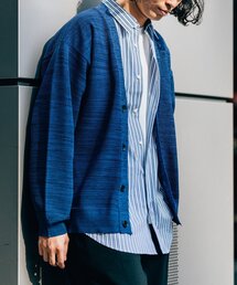スポンディッシュ リラックス メランジニット カーディガン