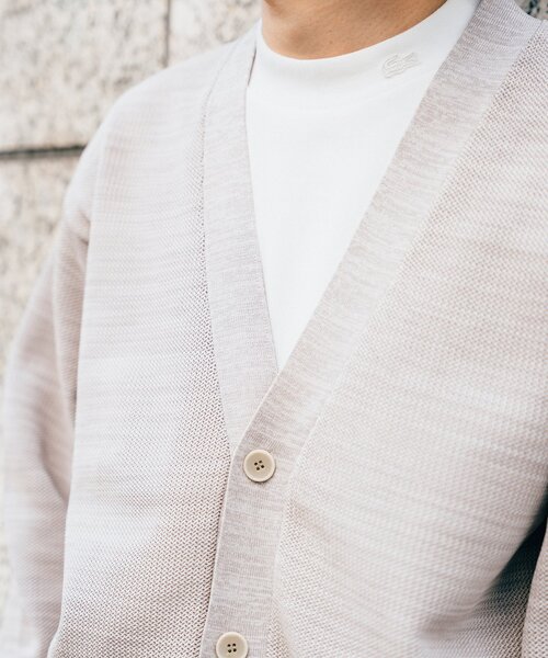 EDIFICE（エディフィス）の「スポンディッシュ リラックス メランジニット カーディガン（カーディガン/ボレロ・メンズ・ブルー系その他/イエロー系その他/ベージュ系その他・LARGE/SMALL/MEDIUM）」の13枚目の写真