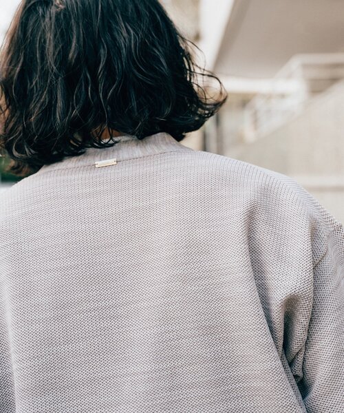 EDIFICE（エディフィス）の「スポンディッシュ リラックス メランジニット カーディガン（カーディガン/ボレロ・メンズ・ブルー系その他/イエロー系その他/ベージュ系その他・LARGE/SMALL/MEDIUM）」の16枚目の写真