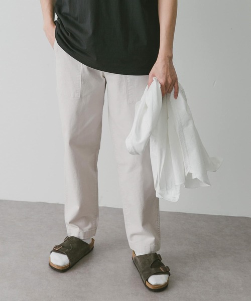 URBAN RESEARCH DOORS（アーバンリサーチドアーズ）の「ダックテーパードベイカーパンツ（その他パンツ・メンズ・オリーブ/チャコールグレー/オフホワイト・MEDIUM/LARGE）」の7枚目の写真