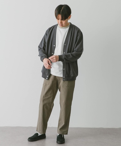 URBAN RESEARCH DOORS（アーバンリサーチドアーズ）の「ダックテーパードベイカーパンツ（その他パンツ・メンズ・オリーブ/チャコールグレー/オフホワイト・MEDIUM/LARGE）」の19枚目の写真