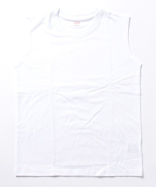UNIVERSAL OVERALL(ユニバーサルオーバーオール)の「★UNIVERSAL OVERALL★ WIDE HEAVY 2P Tank Top(タンクトップ・レディース・ホワイト/ブラック/グレー・LARGE/MEDIUM/SMALL/X-LARGE)」の4枚目の写真