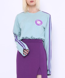 PUNYUS | サイドラインレコードロンＴ(Tシャツ/カットソー)