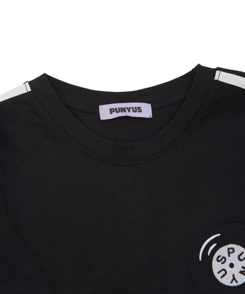 PUNYUS（プニュズ）の「サイドラインレコードロンＴ（Tシャツ/カットソー・レディース・ブラック/イエロー/サックスブルー・4/3/1/2）」の15枚目の写真
