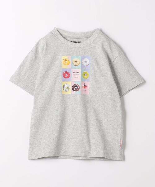 green label relaxing(グリーンレーベルリラクシング)の「【別注】<DUMBO Doughnuts and Coffee>TJ ドーナツ Tシャツ 110cm-130cm(Tシャツ/カットソー・キッズ・ライトグレー/ライトブルー/オフホワイト・110cm/120cm/130cm)」の3枚目の写真