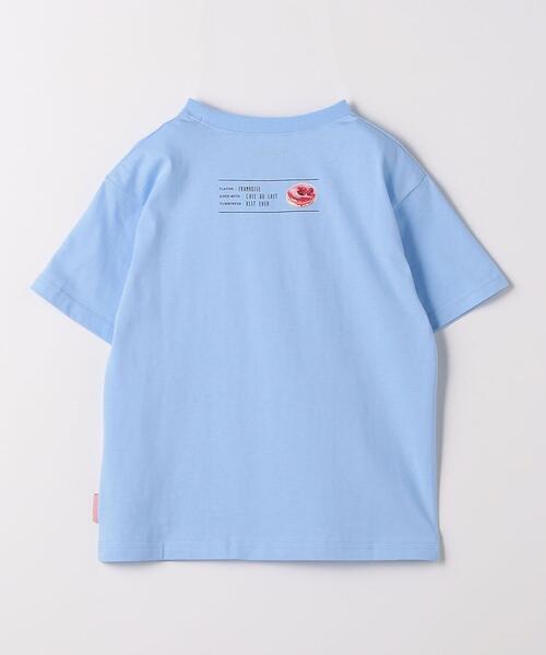 green label relaxing(グリーンレーベルリラクシング)の「【別注】<DUMBO Doughnuts and Coffee>TJ ドーナツ Tシャツ 110cm-130cm(Tシャツ/カットソー・キッズ・ライトグレー/ライトブルー/オフホワイト・110cm/120cm/130cm)」の4枚目の写真