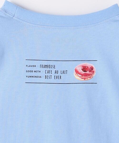 green label relaxing(グリーンレーベルリラクシング)の「【別注】<DUMBO Doughnuts and Coffee>TJ ドーナツ Tシャツ 110cm-130cm(Tシャツ/カットソー・キッズ・ライトグレー/ライトブルー/オフホワイト・110cm/120cm/130cm)」の9枚目の写真