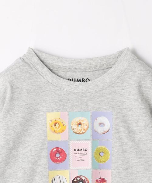 green label relaxing(グリーンレーベルリラクシング)の「【別注】<DUMBO Doughnuts and Coffee>TJ ドーナツ Tシャツ 110cm-130cm(Tシャツ/カットソー・キッズ・ライトグレー/ライトブルー/オフホワイト・110cm/120cm/130cm)」の17枚目の写真