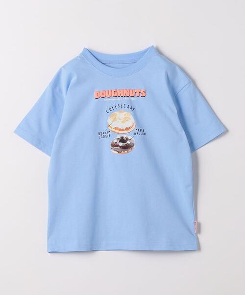 green label relaxing(グリーンレーベルリラクシング)の「【別注】<DUMBO Doughnuts and Coffee>TJ ドーナツ Tシャツ 110cm-130cm(Tシャツ/カットソー・キッズ・ライトグレー/ライトブルー/オフホワイト・110cm/120cm/130cm)」の22枚目の写真