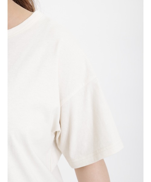 Samansa Mos2（サマンサ モスモス）の「ロゴアソートプリントTシャツ（Tシャツ/カットソー・レディース・ネイビー/オフホワイト/キナリ・ﾌﾘ-）」の17枚目の写真