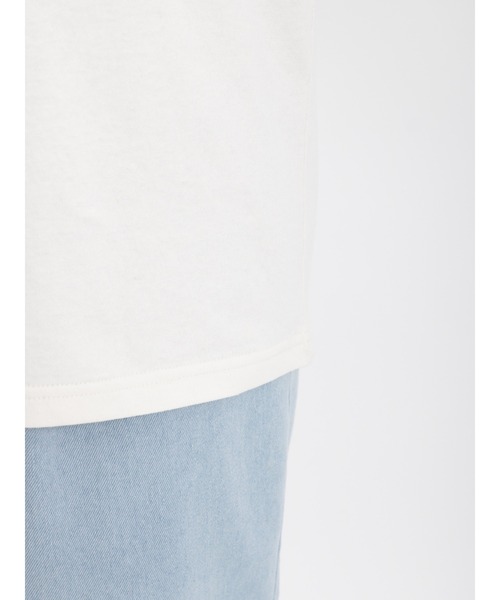 Samansa Mos2（サマンサ モスモス）の「ロゴアソートプリントTシャツ（Tシャツ/カットソー・レディース・ネイビー/オフホワイト/キナリ・ﾌﾘ-）」の20枚目の写真