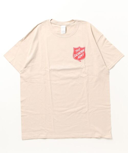 INNOCENT(イノセント)の「THE SALVATION ARMY / Shield Logo Front & Back Tee(Tシャツ/カットソー・レディース・ネイビー/ブラック/ベージュ/ホワイト・LARGE/X-LARGE/MEDIUM)」の3枚目の写真