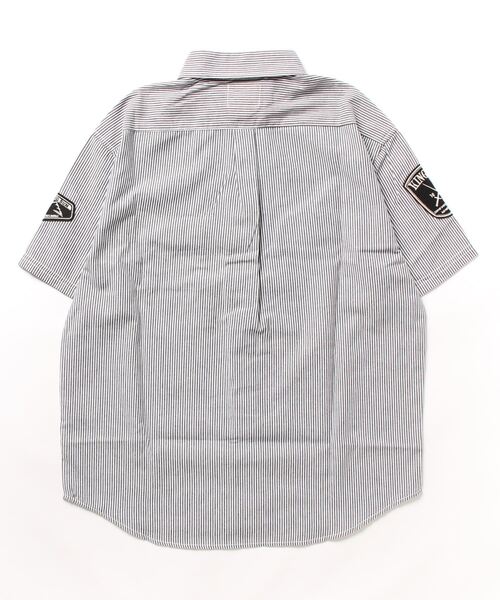 CORISCO(コリスコ)の「ヒッコリーワッペン半袖シャツ(M1)(シャツ/ブラウス・メンズ・その他1/その他2・LARGE/X-LARGE/MEDIUM)」の4枚目の写真