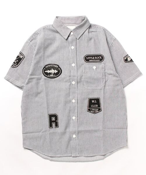 CORISCO(コリスコ)の「ヒッコリーワッペン半袖シャツ(M1)(シャツ/ブラウス・メンズ・その他1/その他2・LARGE/X-LARGE/MEDIUM)」の10枚目の写真