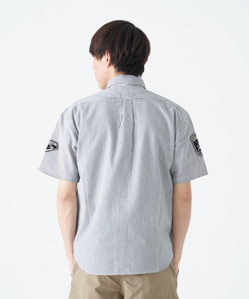 CORISCO(コリスコ)の「ヒッコリーワッペン半袖シャツ(M1)(シャツ/ブラウス・メンズ・その他1/その他2・LARGE/X-LARGE/MEDIUM)」の6枚目の写真