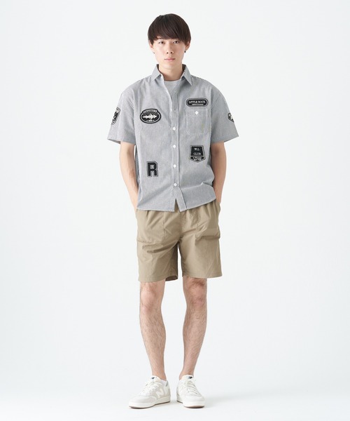 CORISCO(コリスコ)の「ヒッコリーワッペン半袖シャツ(M1)(シャツ/ブラウス・メンズ・その他1/その他2・LARGE/X-LARGE/MEDIUM)」の7枚目の写真