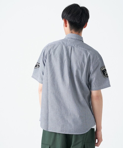 CORISCO(コリスコ)の「ヒッコリーワッペン半袖シャツ(M1)(シャツ/ブラウス・メンズ・その他1/その他2・LARGE/X-LARGE/MEDIUM)」の12枚目の写真