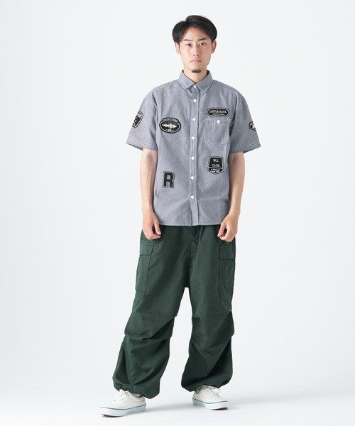 CORISCO(コリスコ)の「ヒッコリーワッペン半袖シャツ(M1)(シャツ/ブラウス・メンズ・その他1/その他2・LARGE/X-LARGE/MEDIUM)」の13枚目の写真