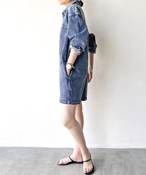 セール】5 1/2 ARMY DENIM JUMPSUIT（つなぎ/オールインワン