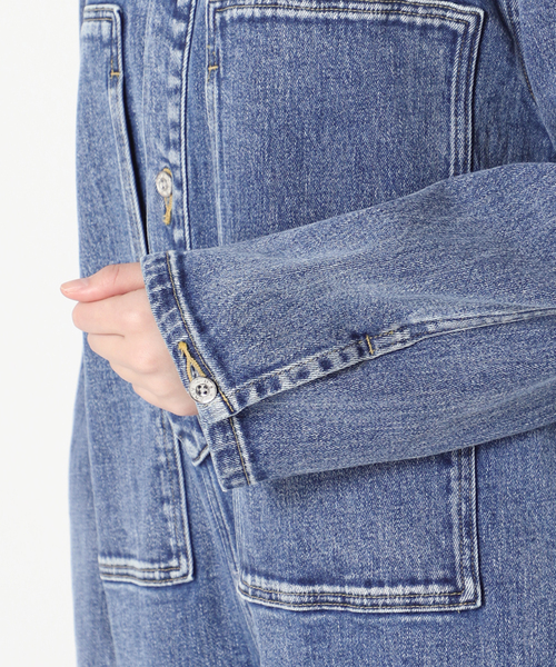 新品❤️スピックアンドスパン　5 1/2 ARMY DENIM JUMPSUIT セール】5 1/2 ARMY DENIM JUMPSUIT（つなぎ/オールインワン