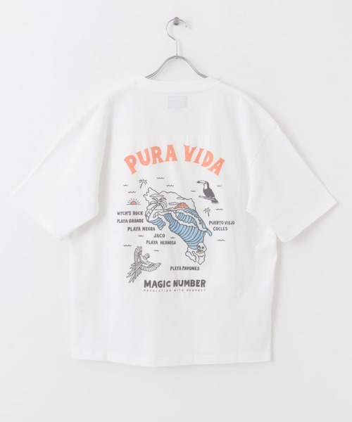 MAGIC NUMBER（マジック ナンバー）の「MAGIC NUMBER　PURAVIDA SHORT-SLEEVE T-SHIRTS（Tシャツ/カットソー・メンズ・ホワイト/ブラック・MEDIUM/LARGE）」の11枚目の写真